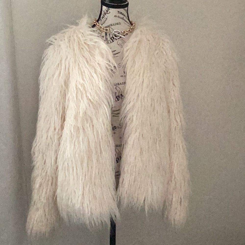 Nasty Gal faux fur jacket